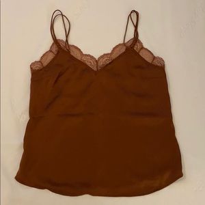 Abercrombie & Fitch lace satin cami